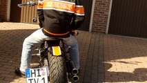 Honda VT 600 BlackOrange Bobber