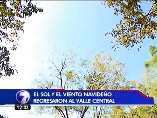 Sol y vientos navideños permanecerán sobre el país al menos cuatro días más