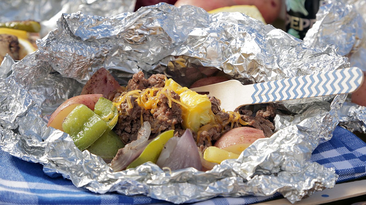 Beef, Corn, and Potato Hobo Packs Will Make You a Happy Camper