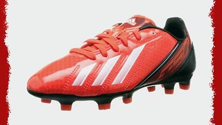 adidas Womens F10 Traxion FG Football Shoes Red Red (Infrared / Running White ftw / Black 1)