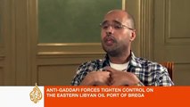 Saif Gaddafi talks to Al Jazeera