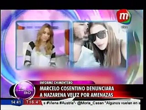 Cosentino denuncia a Nazarena por amenazas