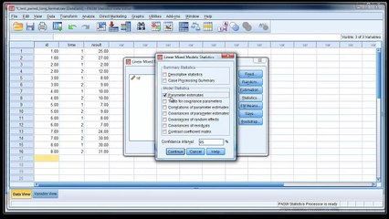 Modern repeated measures analysis using mixed models in SPSS (1)