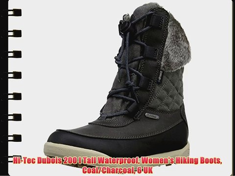 Hi-Tec Dubois 200 I Tall Waterproof Women's Hiking Boots Coal/Charcoal 6 UK