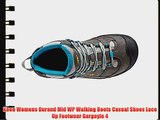 Keen Womens Durand Mid WP Walking Boots Casual Shoes Lace Up Footwear Gargoyle 4