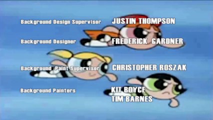 The Powerpuff Girls - Credits with Animation & Typography