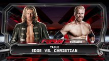 WWE 2K15 Friendship Match (DLC Superstars) Edge VS Christian *TimGames*