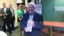 Former US President Carter launches new book