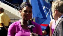 Venus comes to the rescue--Serena Williams and Venus US doubles '09 interview