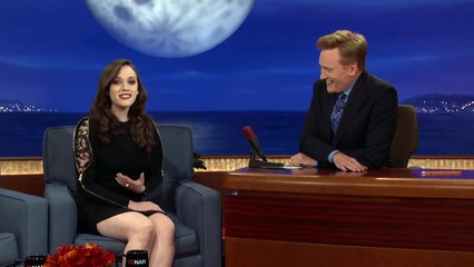 Kat Dennings Was A Goth Kid  - CONAN on TBS