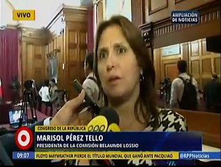 Marisol Pérez Tello a Ollanta Humala: 'Compórtese como presidente' [Video]