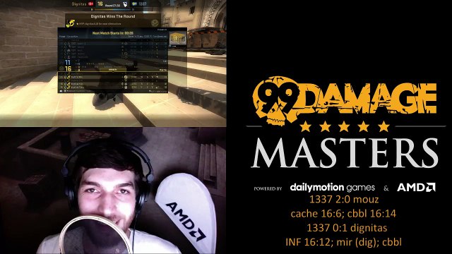 dabo0 - 99DMG Masters Playoffs: 1337 vs mouz @18CEST + the winner vs dignitas @21CEST (REPLAY)