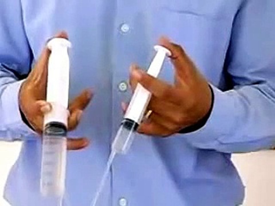 Experiment Physics - Pressure Principle Hydraulic Press - pascal's Principle | Physics Experiment