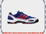 ADIDAS SRS 3 Unisex Hockey Shoes Blue/White/Red UK10