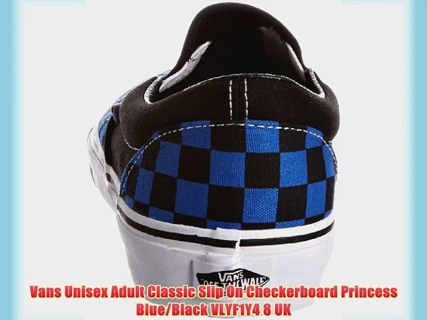 vans unisex adults classic slip on checkerboard trainers