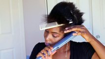 How to Straighten Kinky Hair With Aveda's Naturally Straight. 4A, 4B, 4C , 4Z Type Hair