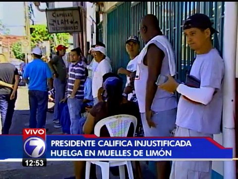 Presidente Solís dice que la protesta de Sintrajap no se basa en principios de justicia y verdad