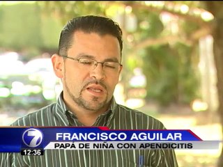 Un padre denuncia negligencia de Hospital de Niños en atención a su hija