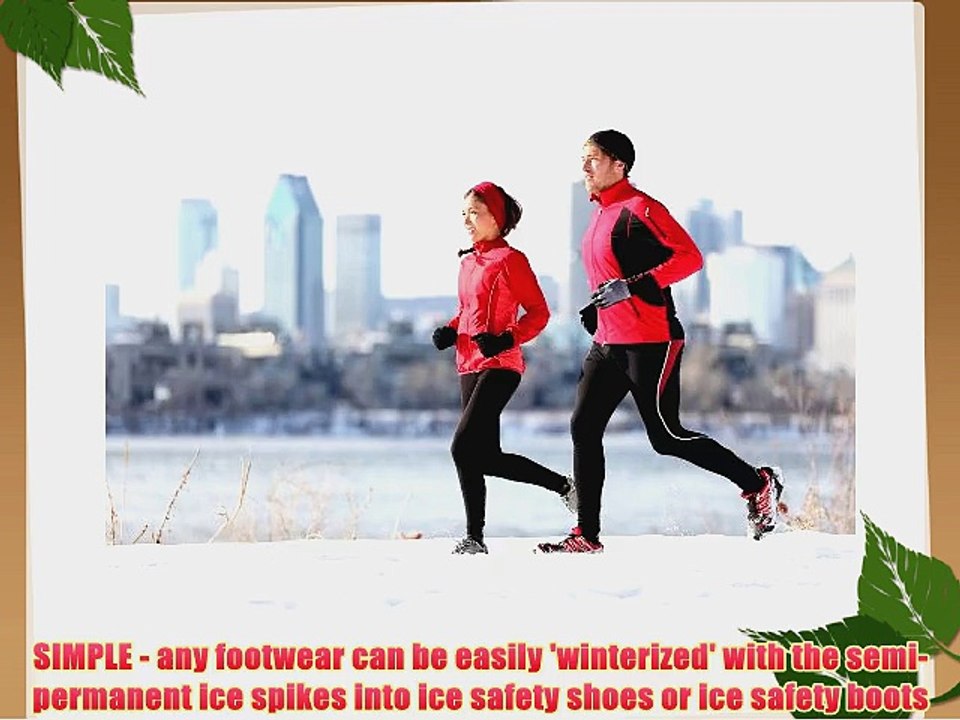 ICESPIKE - traction system- ice grips for runners - no straps chains or coils