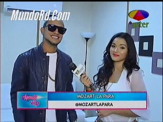 Declaraciones de Mozart la para antes de subir a tarima y regala un freestyle a sus fans