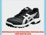 ASICS Womens Gel-Lethal W Black/Silver Field Hockey Shoes P366Y 9093 6 UK 39 EU