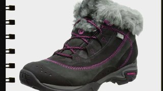 Merrell Snowbound Drift Mid Waterproof Women's Trekking and Hiking Boots J48362 Black/Purple