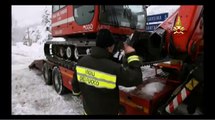 Forlì - Emergenza neve - VVF Soccorso a persona isolata