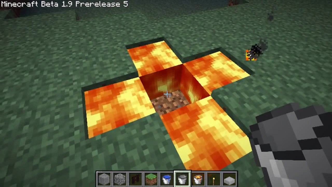 Minecraft: How to Make an Infinite Lava Source | 1.9 Pre-Release 5