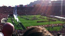 B2 Bomber (Stealth) Flyover, Rose Bowl 2013, National Anthem, Stanford Band