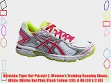 Onistuka Tiger Gel-Pursuit 2 Women's Training Running Shoes White (White/Hot Pink/Flash Yellow