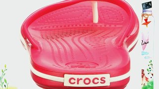 Crocs Unisex-Adult Crocband Flip Sandal Rasberry/White 11033-604-007 7 UK