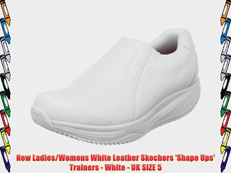 ladies leather skechers
