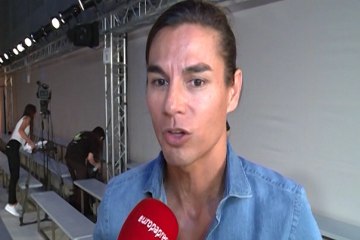 Julio José, encantado con el desfile de Emidio Tucci