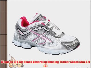 Womens DEK Air Shock Absorbing Running Trainer Shoes Size 3-9 (9)
