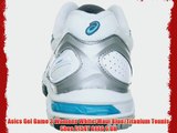 Asics Gel Game 3 Womens White/Maui Blue/Titanium Tennis Shoe E154Y 0146 6 UK