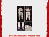 BISON BREATHABLE CHEST WADERS X-LARGE