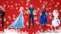 Frozen Disney princess Anna Elsa Kids Songs Nursery Rhymes | daddy finger Family