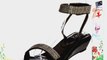 Unze Evening Sandals Womens Flip-flops L18402W Black 6 UK