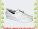 Superb Quality Ladies Leather Lawn Bowling Shoes White Size 8 UK