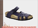 Birkenstock Sandals ''Pisa'' from Birko-Flor in navy 39.0 EU N