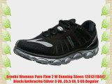 Brooks Womens Pure Flow 2 W Running Shoes 1201311B647 Black/Anthracite/Silver 3 UK 35.5 EU