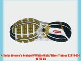 K-Swiss Women's Keahou W White/Gold/Silver Trainer 92419-156-M 7.5 UK