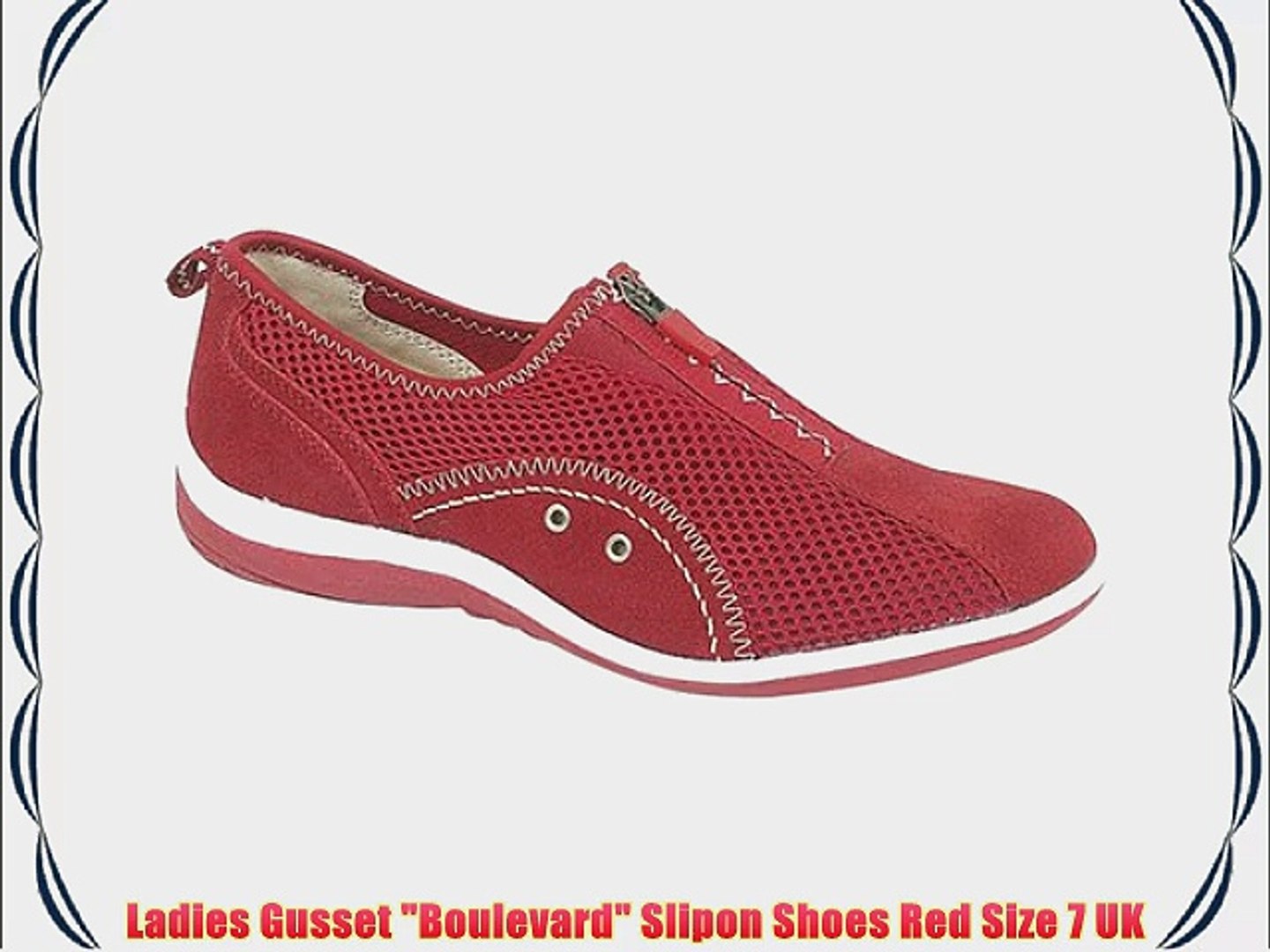 ladies red shoes size 7