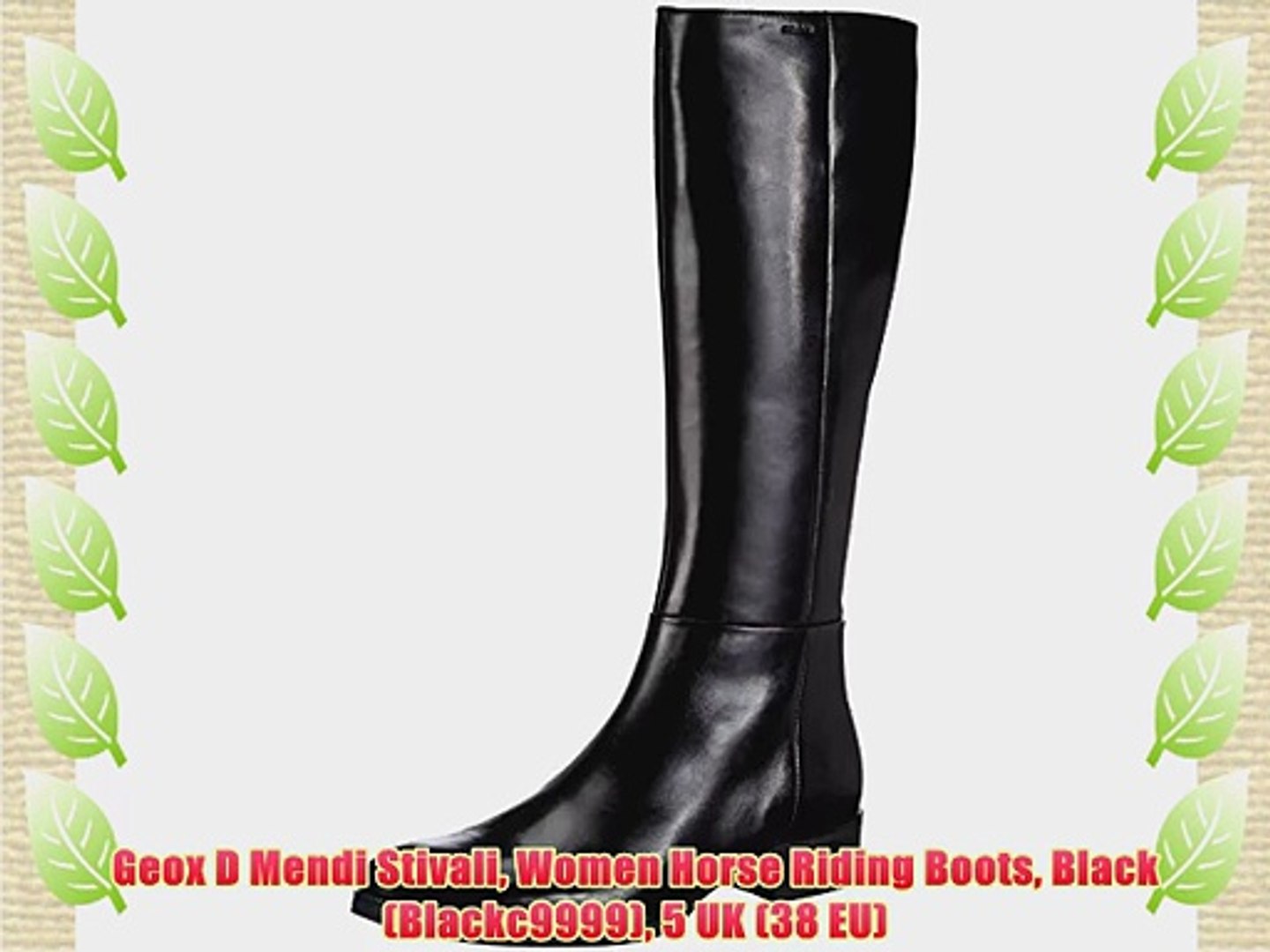 Geox D Mendi Stivali Women Horse Riding Boots Black (Blackc9999) 5 UK (38  EU) - video Dailymotion