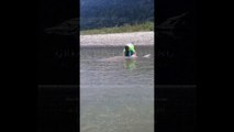 Great River Fishing:  9yr Old Boy Hooks Giant White Sturgeon on the Fraser River