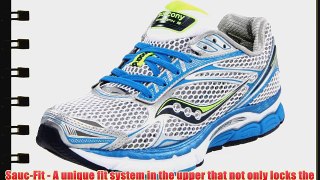 Saucony Lady 'Powergrid Triumph 9' Running Shoes White/Blue/Silver UK 9