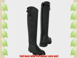 Toggi Calgary Long Leather Riding Boot With Full Zip Standard Leg Fitting In Black Size: 6