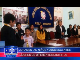 N11 Informativo JURAMENTAN NUEVA JUNTA DE ALIANZA REGIONAL DE LIDERES Y TRANSFORMACION