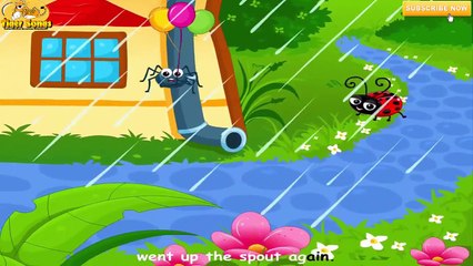 The Itsy Bitsy Spider Nursery Rhyme with Lyrics - Interactive Children Songs