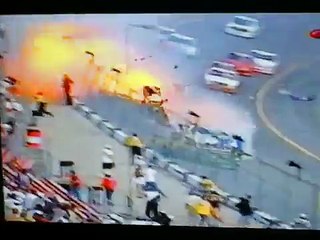 nascar daytona 2000  Bodine's near FATAL crash in truck race
